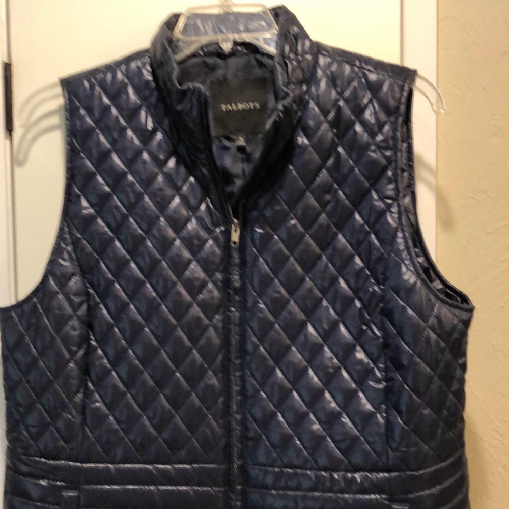 Talbots long puffer vest xl